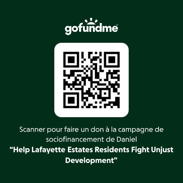 QR code linking to the GoFundMe campaign